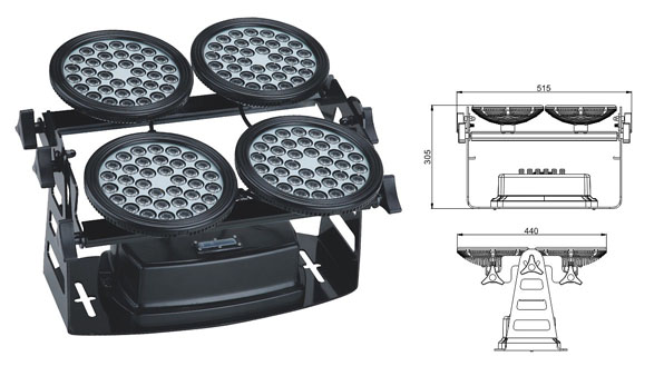 นำไฟกลางแจ้ง,ไฟ LED,โคมไฟ LED สแควร์ 155 วัตต์ 1,
LWW-8-144P,
จำกัด KARNAR อินเตอร์กรุ๊ป