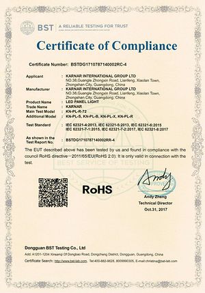 Certifikat
KARNAR INTERNATIONAL GROUP LTD